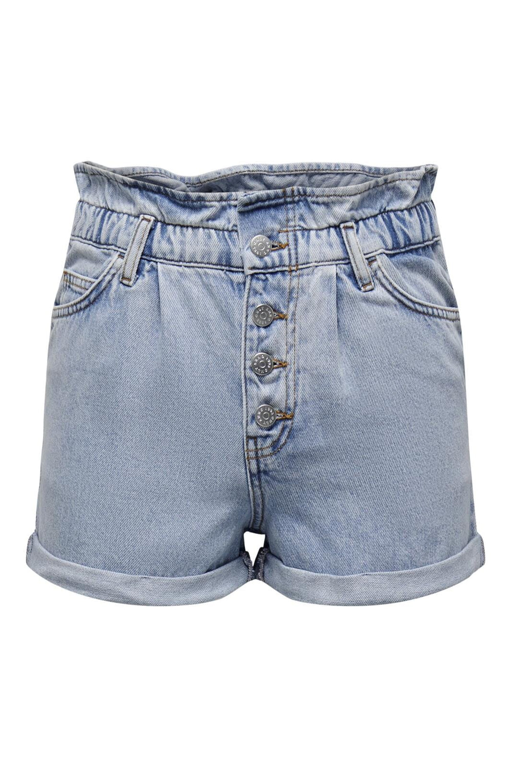 Only - Onlcuba Paperbag Shorts - 3700348 Light Blue Denim