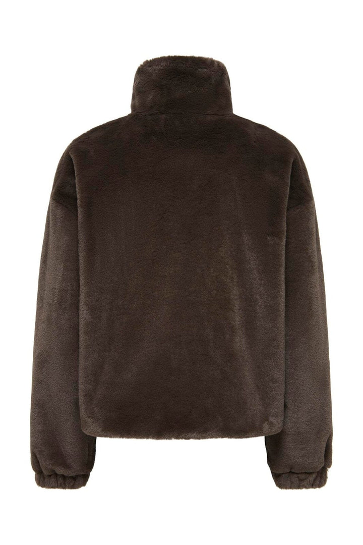 Only - Onldana Sol Faux Fur Jacket Cc - 5012167 Demitasse