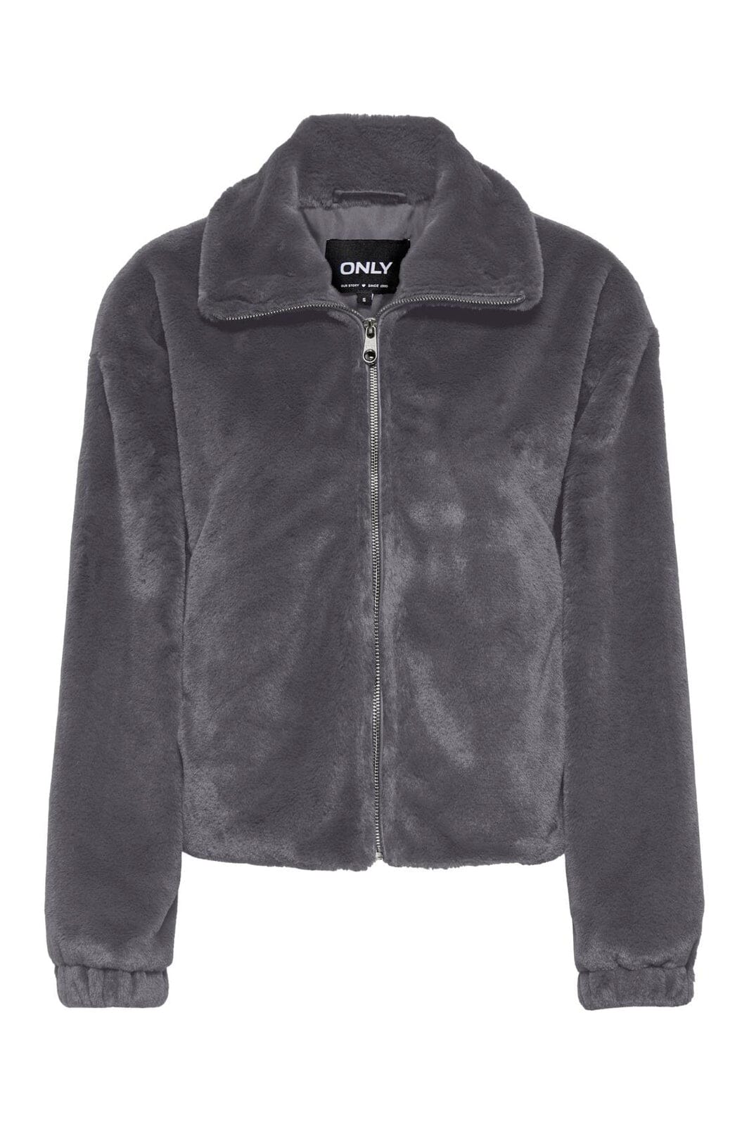 Only - Onldana Sol Faux Fur Jacket Cc - 5100098 Blackened Pearl