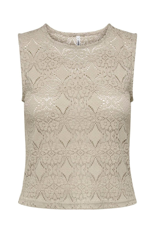 Only - Onldestiny S/L O-Neck Top - 4991268 Humus