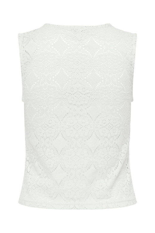 Only - Onldestiny S/L O-Neck Top - 5045016 Cloud Dancer