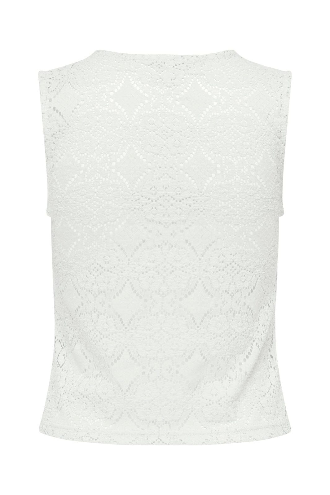 Only - Onldestiny S/L O-Neck Top - 5045016 Cloud Dancer