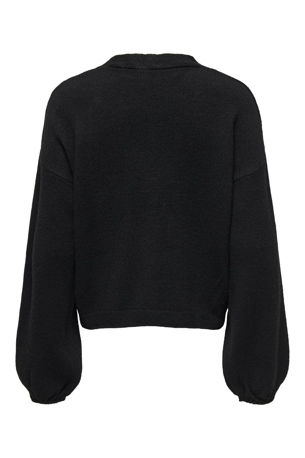 Only - Onldonna Ls Bow V-Neck Knt - 4699811 Black