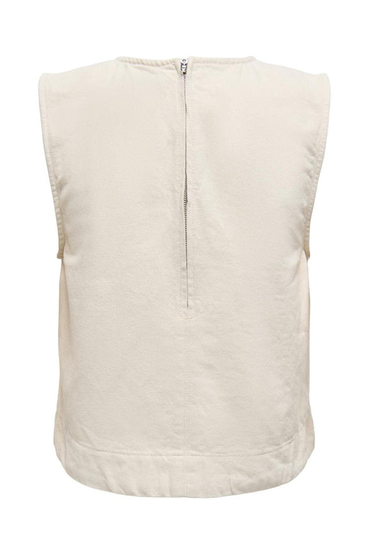 Only - Onldorsi S/L Top Sik - 4743049 Ecru