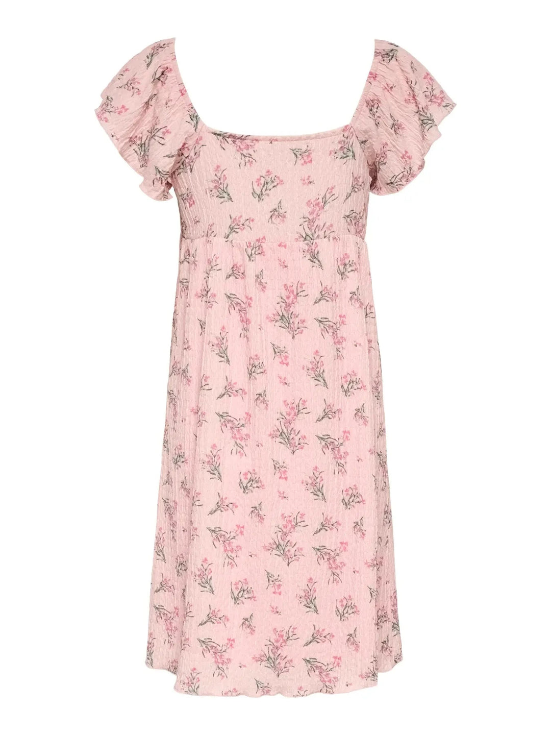 Only - Onldua Frill Sleeve Dress - 5065813 Pale Lilac (Cindy) Floral Laurel Whreat Kjoler 