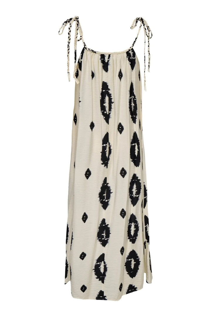 Only - Onlelanor Sl Braid Ankel Dress - 4772943 Cloud Dancer W Black