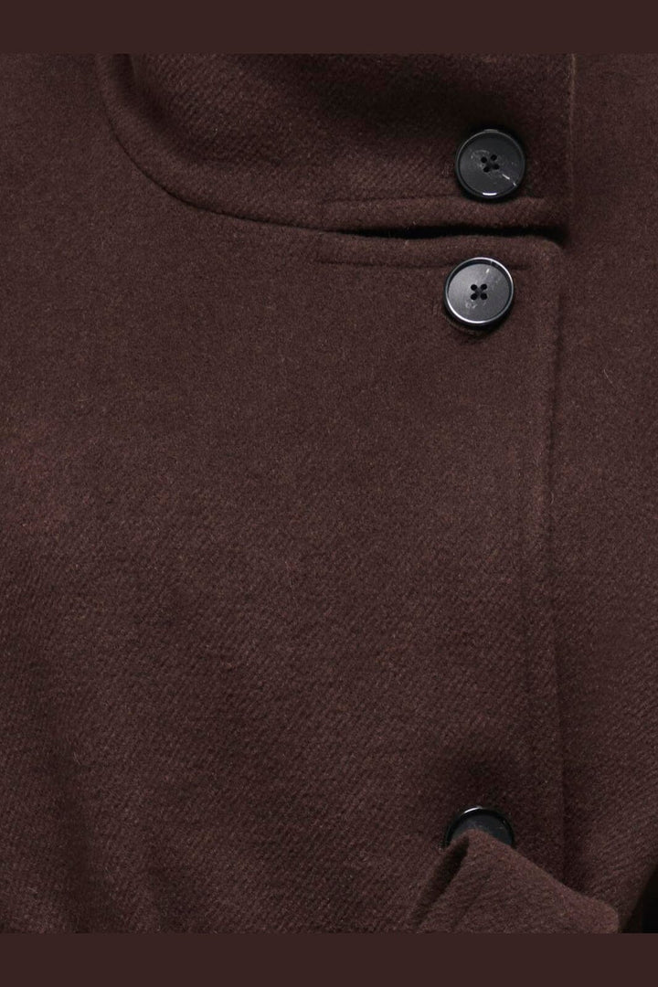 Only - Onlelinor High Neck Coat - 5168475 Mole Melange