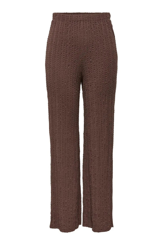 Only - Onlella Wide Pant - 4952854 Chocolate Martini Bukser 