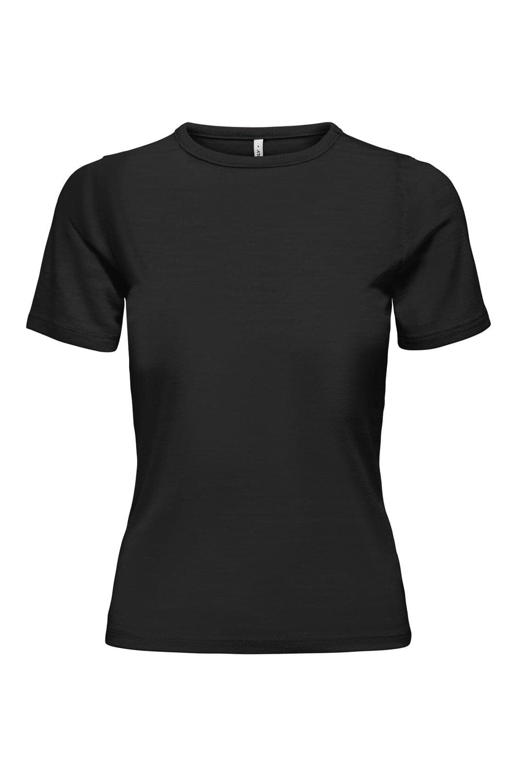 Only - Onlelli S/S Rib Top - 4941177 Black