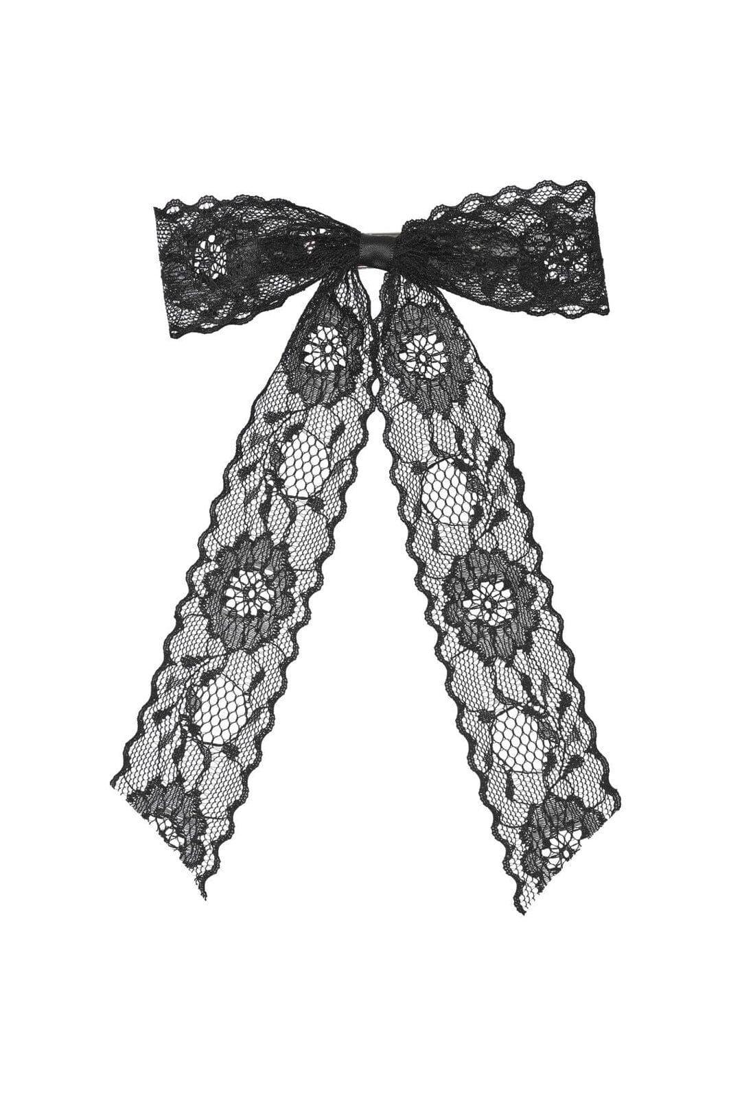 Only - Onleloise Lace Bow Hairclip Acc - 4857757 Black