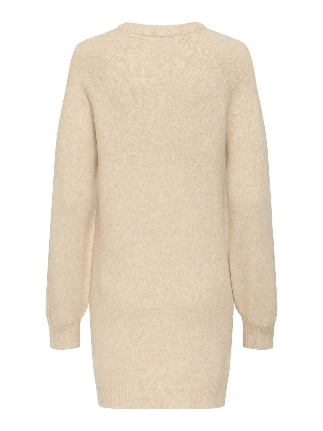 Only - Onlemma Life Ls Button Onec Dress Cc Knt - 4853470 Pumice Stone Melange/Gold Button Kjoler 