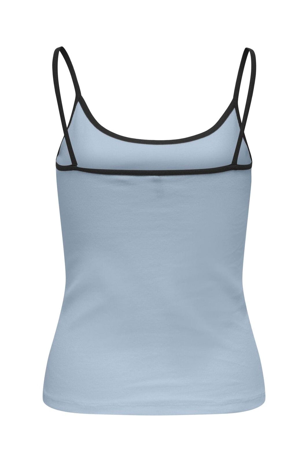Only - Onlfenja U-Neck Strap Top - 5094349 Cashmere Blue Black Neck