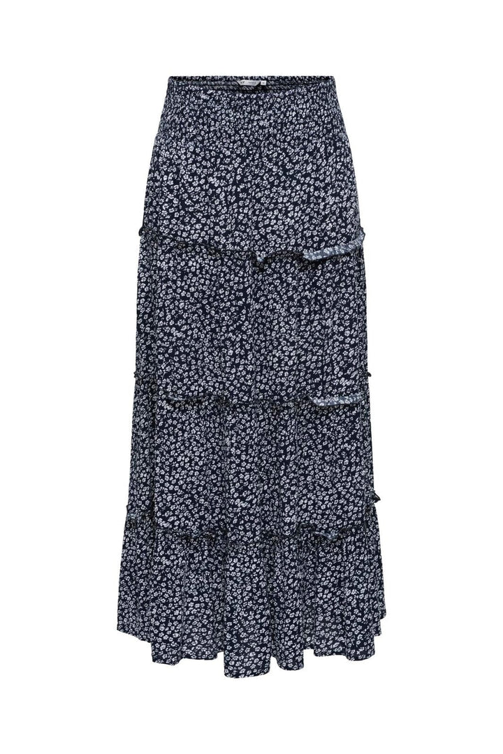Only - Onlfernanda Life Layred Long Skirt - 5022849 Night Sky Fernanda Flower