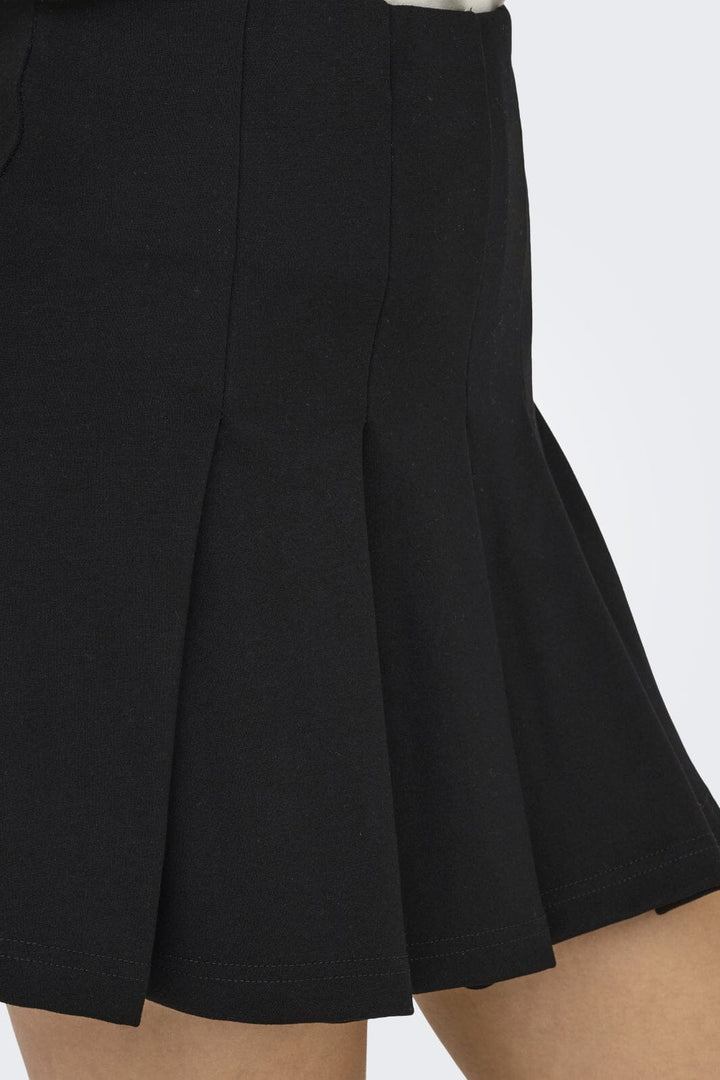 Only - Onlfilla Pleated Skirt - 4851140 Black Nederdele 