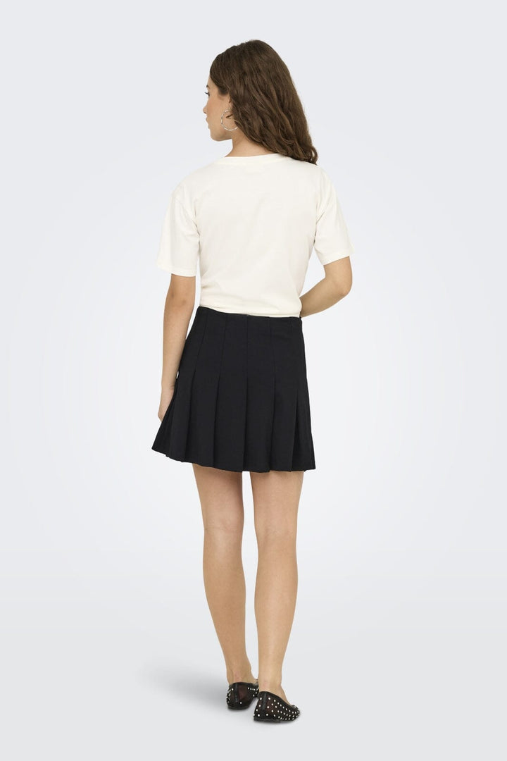 Only - Onlfilla Pleated Skirt - 4851140 Black Nederdele 