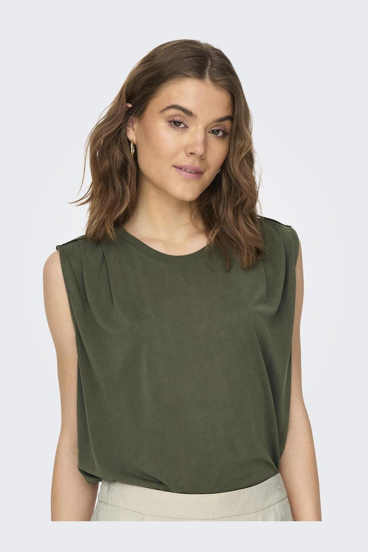 Only - Onlfree Life S/L Modal Satin Mix Top - 4278225 Kalamata