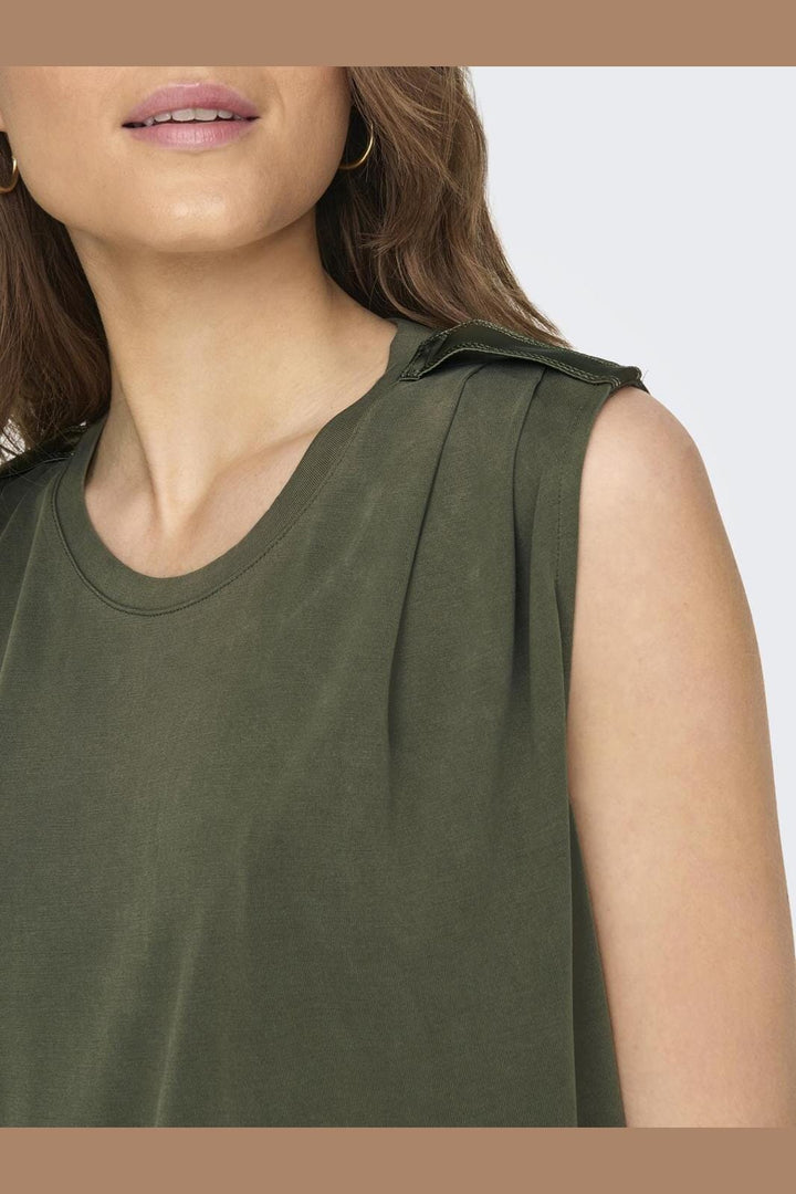 Only - Onlfree Life S/L Modal Satin Mix Top - 4278225 Kalamata