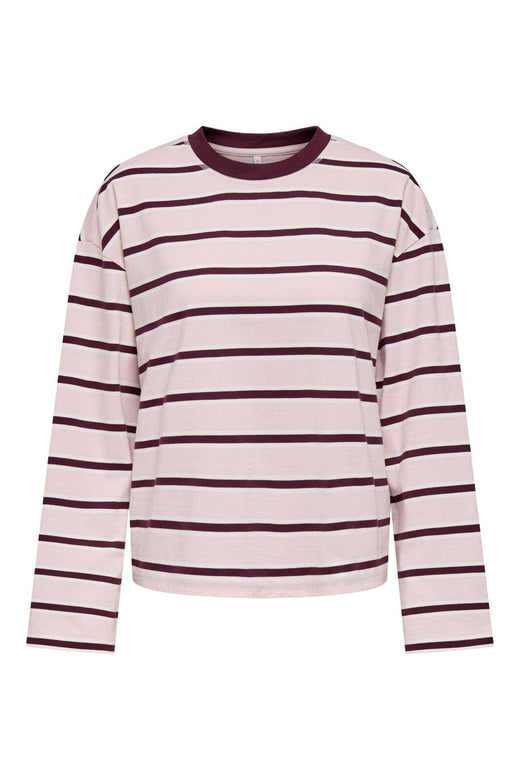 Only - Onlfreja L/S Stripe Top Cc - 5126939 Pale Lilac Freja Autumn (Fig)