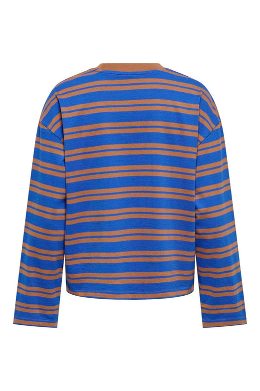 Only - Onlfreja L/S Stripe Top Cc - 5126940 Turkish Sea Freja Thin Autumn (Russet)