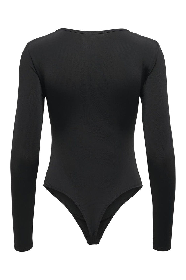 Only - Onlfrida Supersoft L/S Crew Neck Body Ac - 4707525 Black