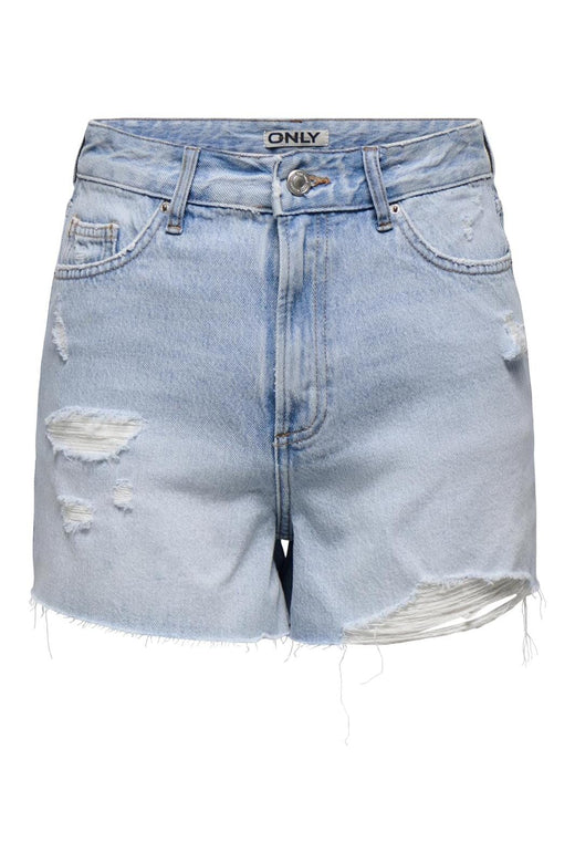 Only - Onlgabi Rw Shorts Azg844 - 4730872 Light Blue Denim