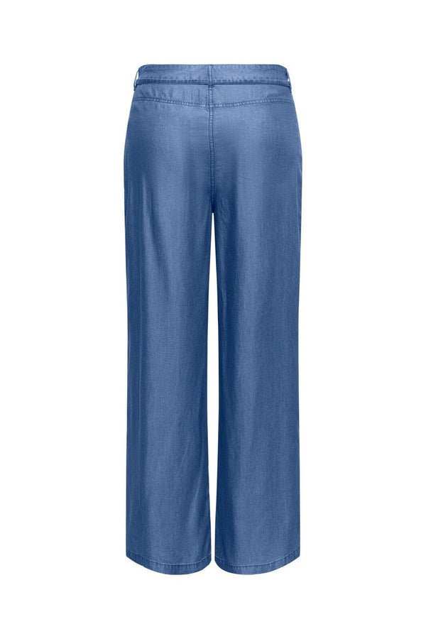 Only - Onlgianna Charis Straight Pants Wvncc - 4977902 Medium Blue Denim