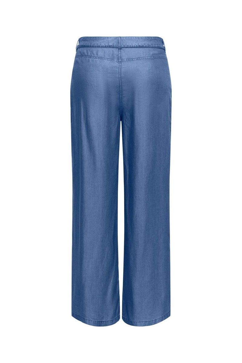 Only - Onlgianna Charis Straight Pants Wvncc - 4977902 Medium Blue Denim
