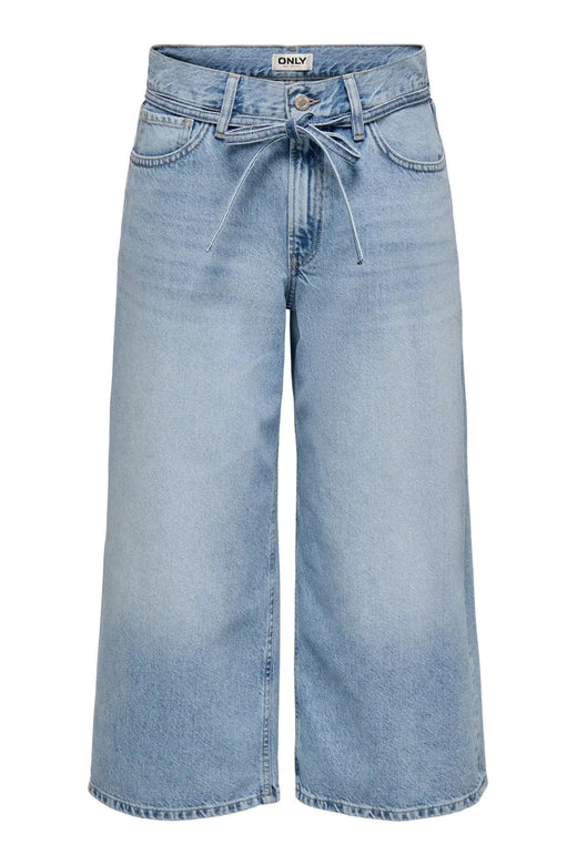 Only - Onlgianna Culotte Dot - 4978483 Medium Blue Denim Jeans 