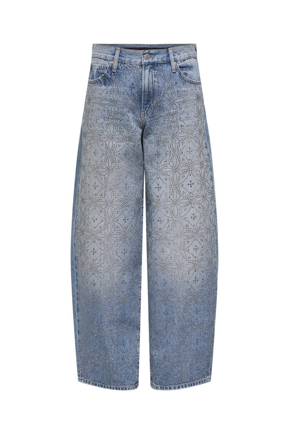 Only - Onlgianna Rhinestone Str Red Dot - 4907861 Light Medium Blue Denim