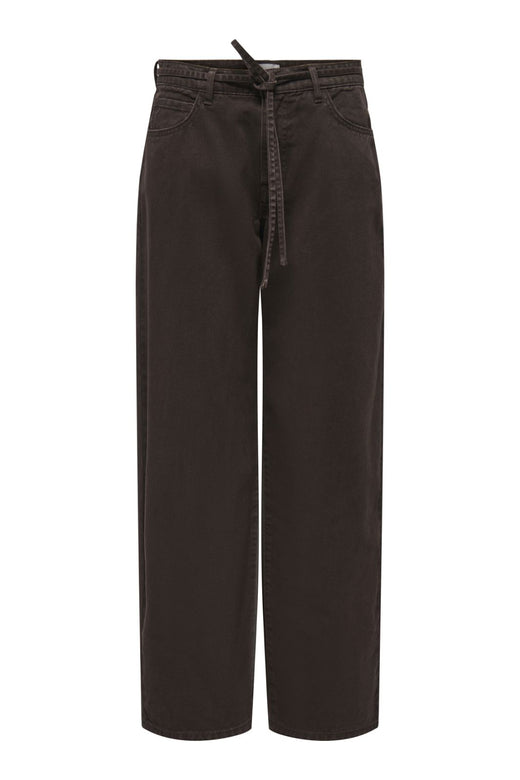 Only - Onlgianna Straight Brown Dot - 4975471 Dark Brown Denim Jeans 