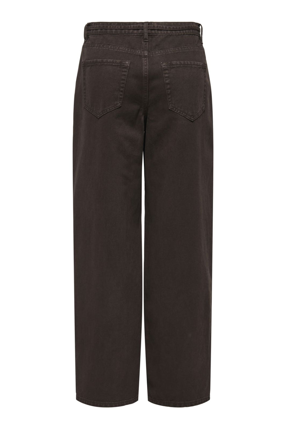 Only - Onlgianna Straight Brown Dot - 4975471 Dark Brown Denim Jeans 