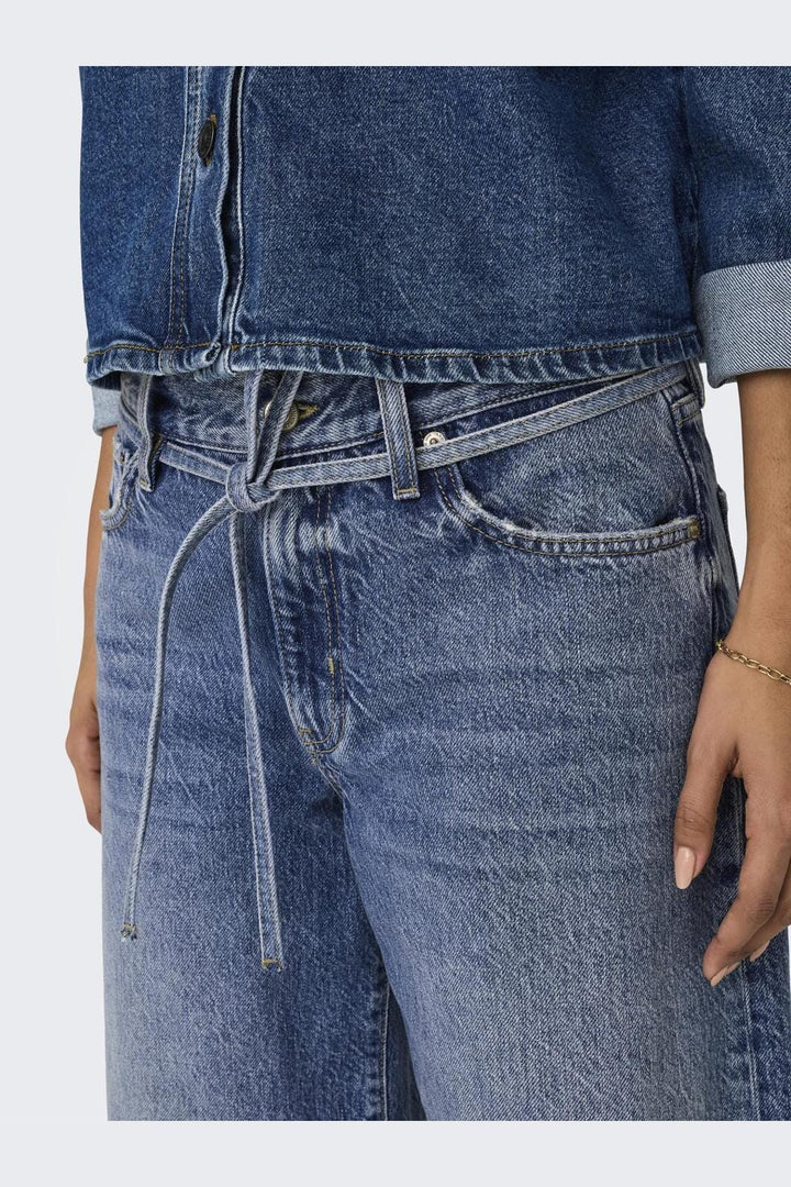 Only - Onlgianna Straight Dot596 - 4526764 Medium Blue Denim