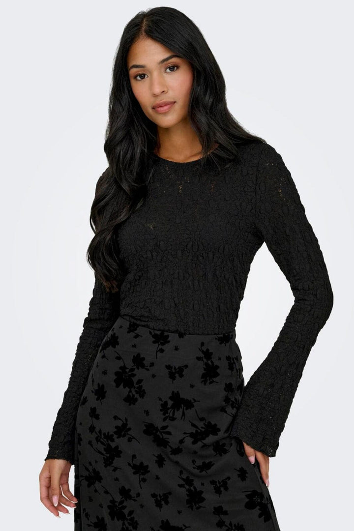 Only - Onlgiavanna L/S Top - 4957166 Black