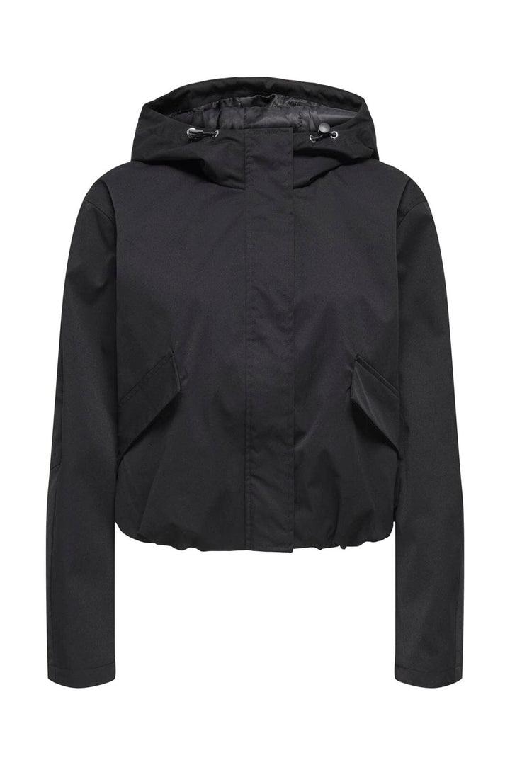 Only - Onlgisell Life Short Hood Jacket Cc - 4984257 Black