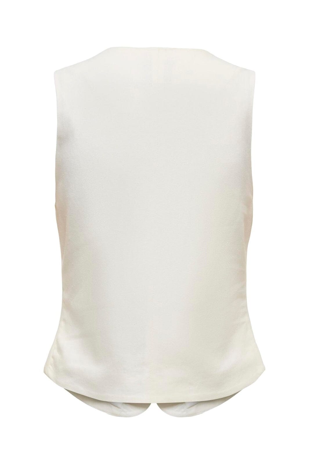 Only - Onlgoa S/L Linen Bl Waistcoat Cc Tlr - 4910243 Cloud Dancer