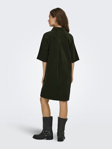 Only - Onlgry-Nessa S/S Cord Dress - 4892759 Rosin Kjoler 