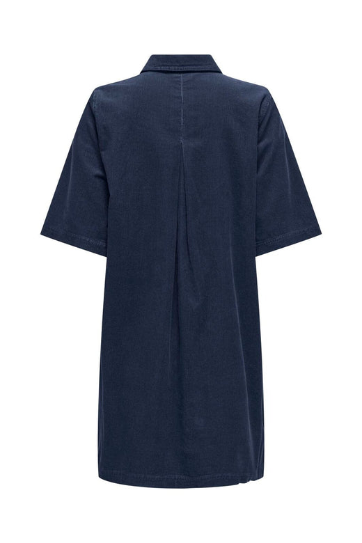 Only - Onlgry-Nessa S/S Cord Dress - 5124546 Navy Blazer