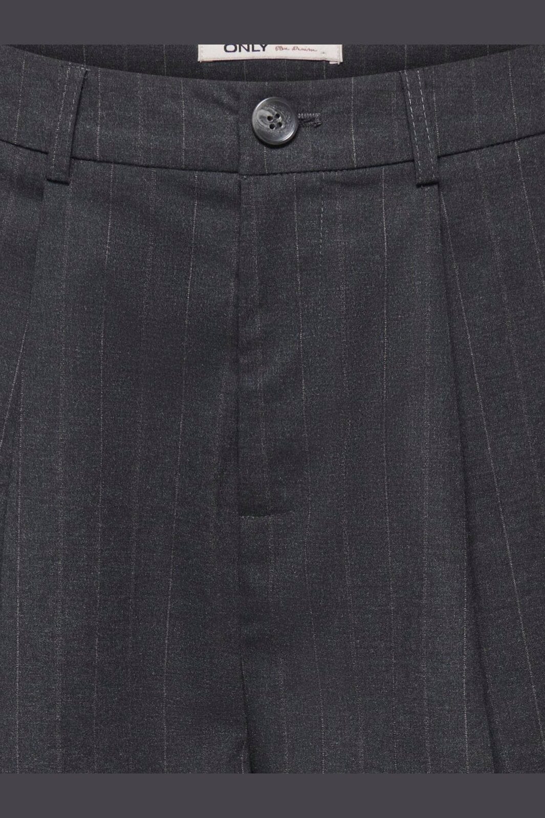 Only - Onlhady Bermuda Shorts Tlr - 5190149 Dark Grey Melange White Pinstripe