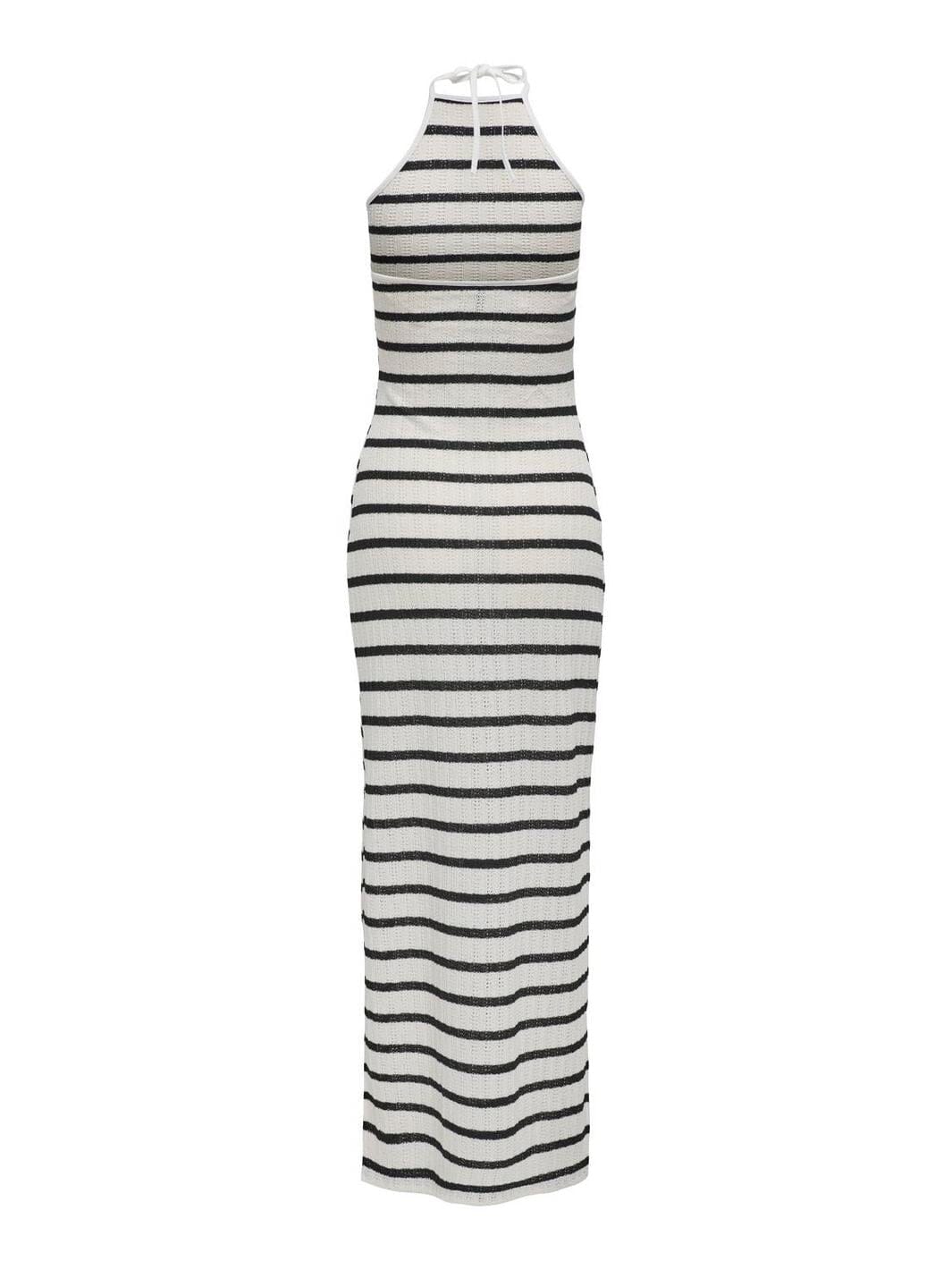 Only - Onlhalia Halterneck Long Dress Box - 4774273 Cloud Dancer Black