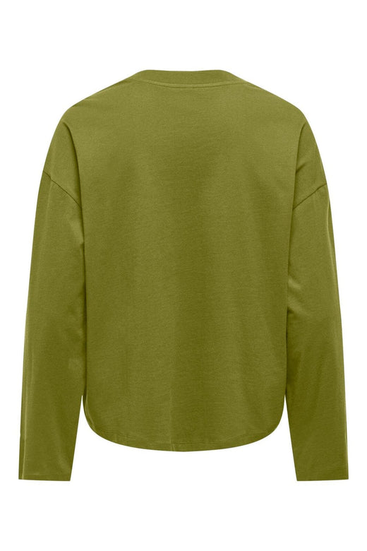 Only - Onlhappy L/S O-Neck Tee - 5110809 Cardamom Seed