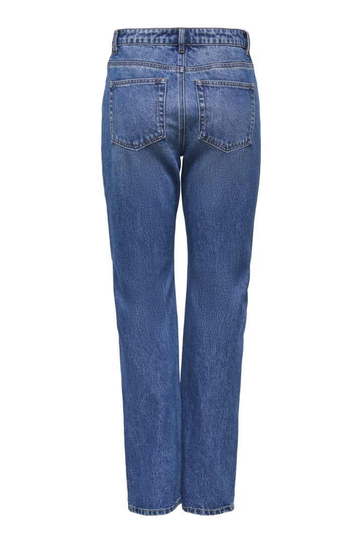 Only - Onlhazel Straight Gua - 4978872 Medium Blue Denim Jeans 