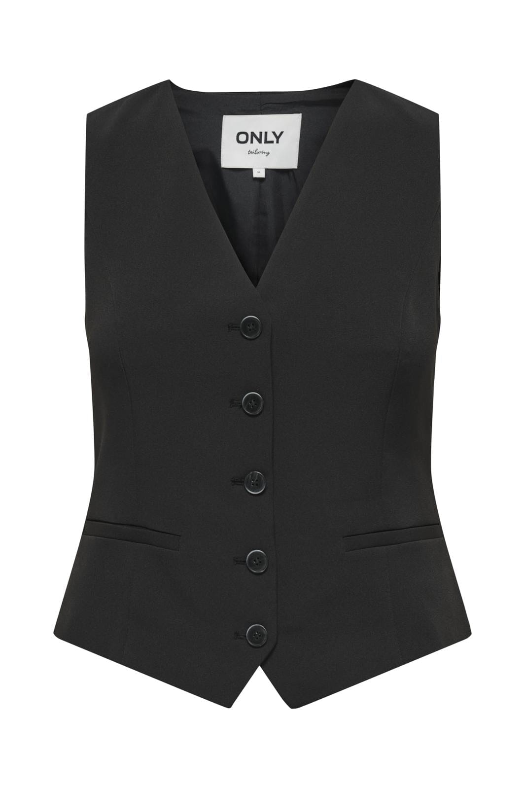 Only - Onliris Waistcoat Tlr - 4553283 Black