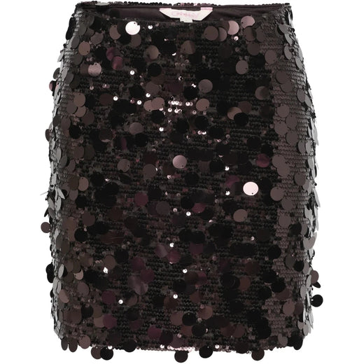 Only - Onljadel Sequins Skirt - 5158132 Coffee Bean W. Coffee Bean Sequins Nederdele 