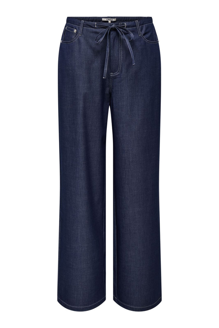 Only - Onljina Wide Stitch Pant Cc - 4787468 Naval Academy W. Contrast Stitch Bukser 