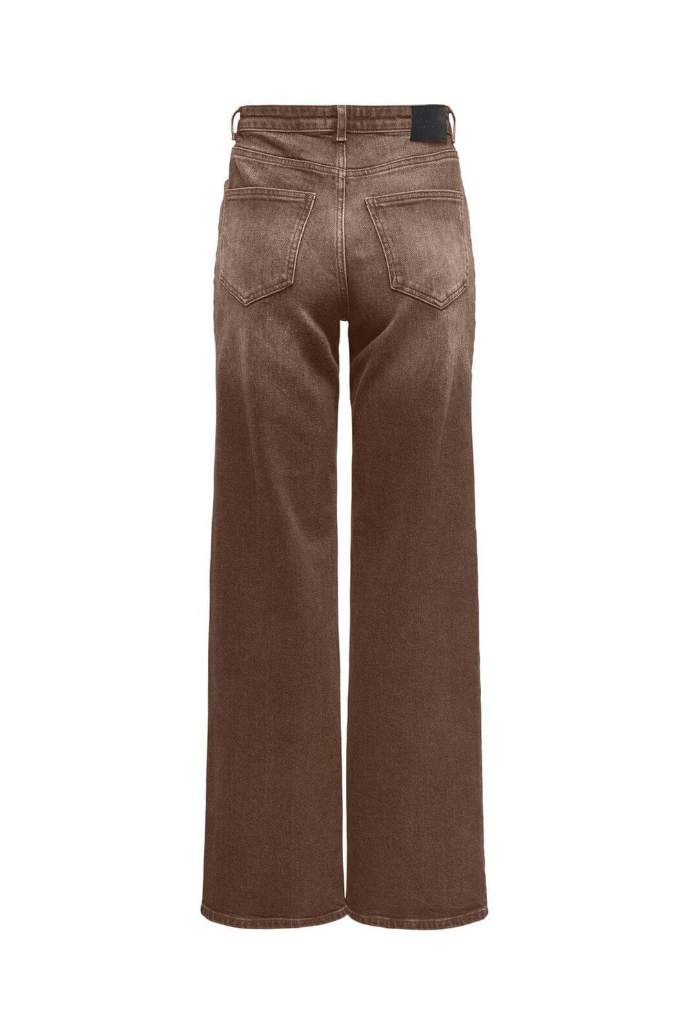 Only - Onljuicy Wide Leg Brown Dot - 4982454 Dark Brown Denim