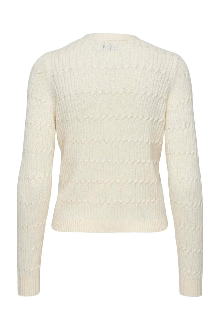 Only - Onlkatia Ls Vneck Cardi Knt - 4380537 Whitecap Gray Melange