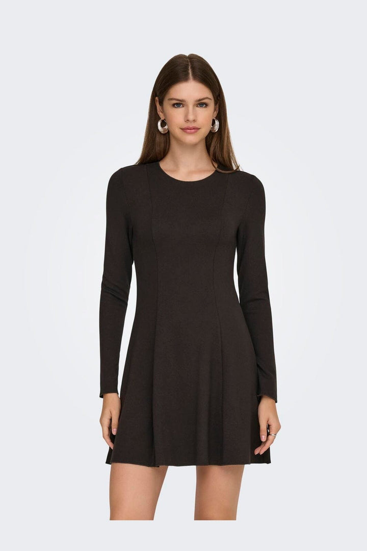 Only - Onlkenya L/S Dress - 4957219 Chocolate Torte