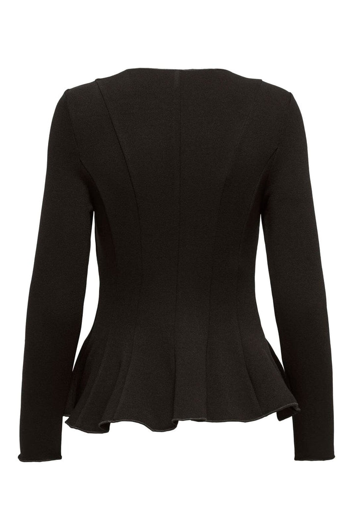 Only - Onlkenya L/S Peplum Top - 4957220 Chocolate Torte