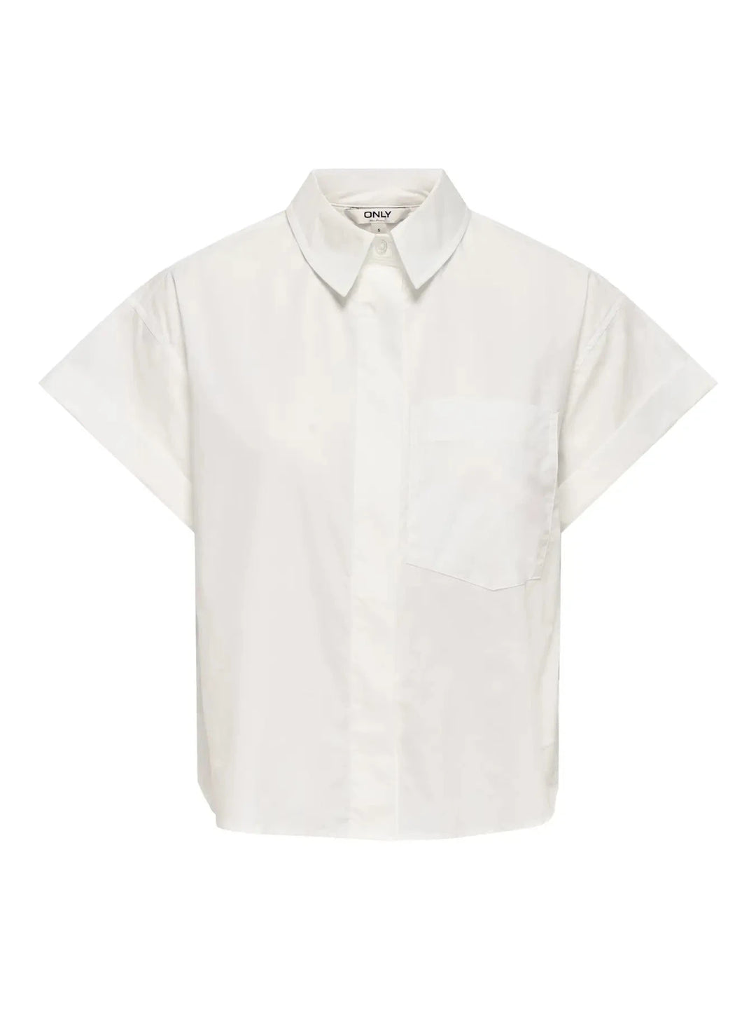 Only - Onlkeri S/S Fold Shirt - 4964942 Bright White Skjorter 