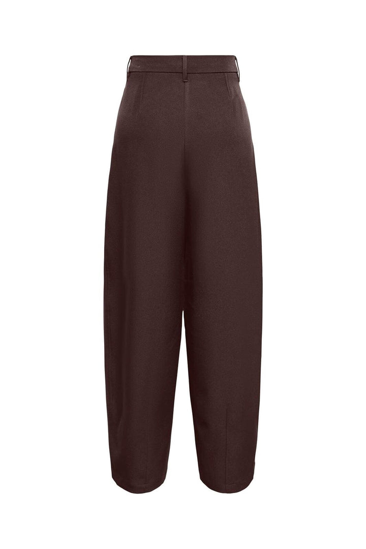 Only - Onlkirsy Pleat Barrel Pant Tlr - 5183755 Coffee Bean